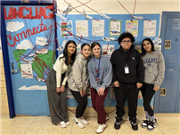 Udall Road Middle School celebrated National Foreign Language Month with a colorful and creative door decorating contest. thumbnail264980