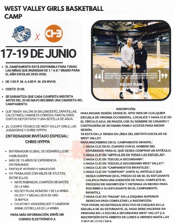 Flyer in Spanish