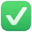✅ check mark