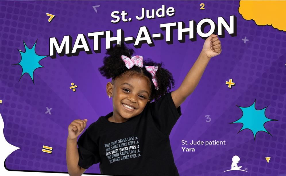  Our K-6 Students Are Joining the St. Jude Math-A-Thon! 