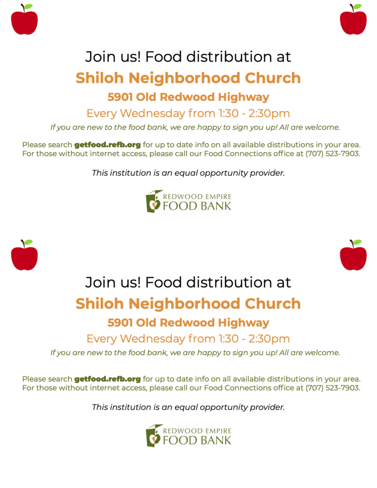 Free food opportunity