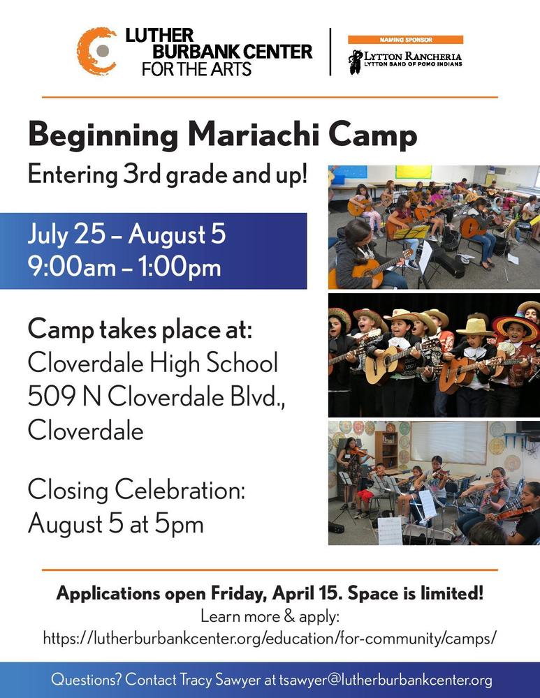 Mariachi Camp Flyer