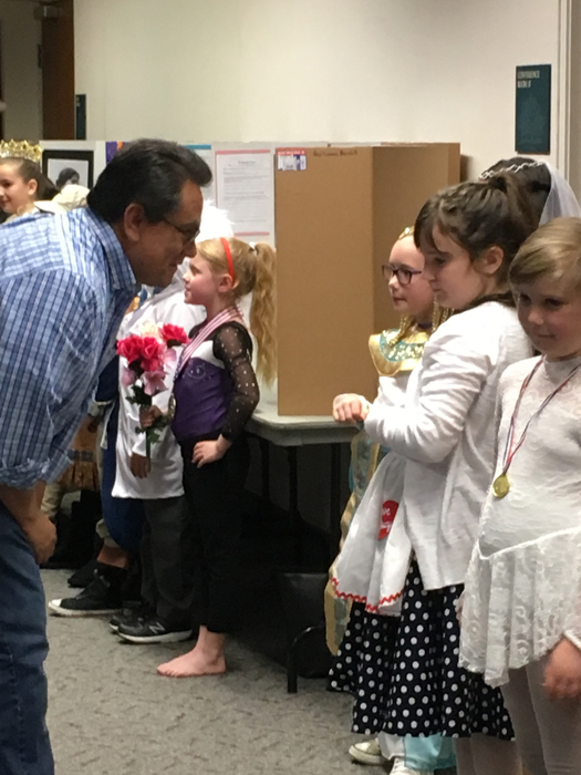 President Valenzuela visit the wax museum