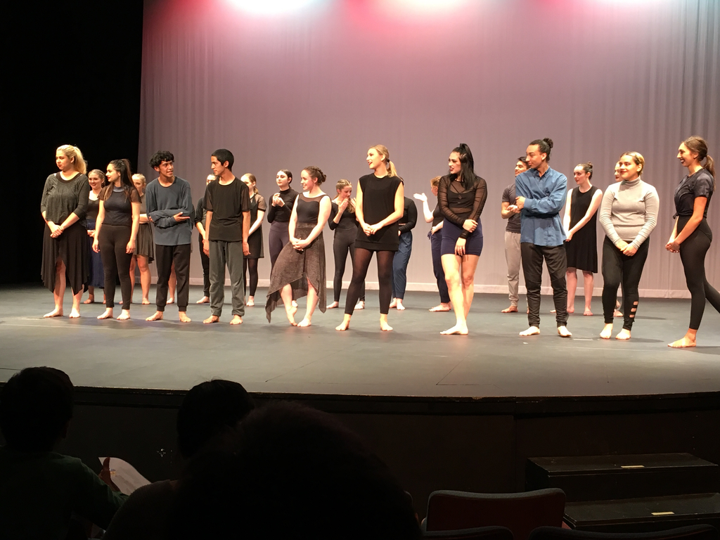 Dancers curtain call