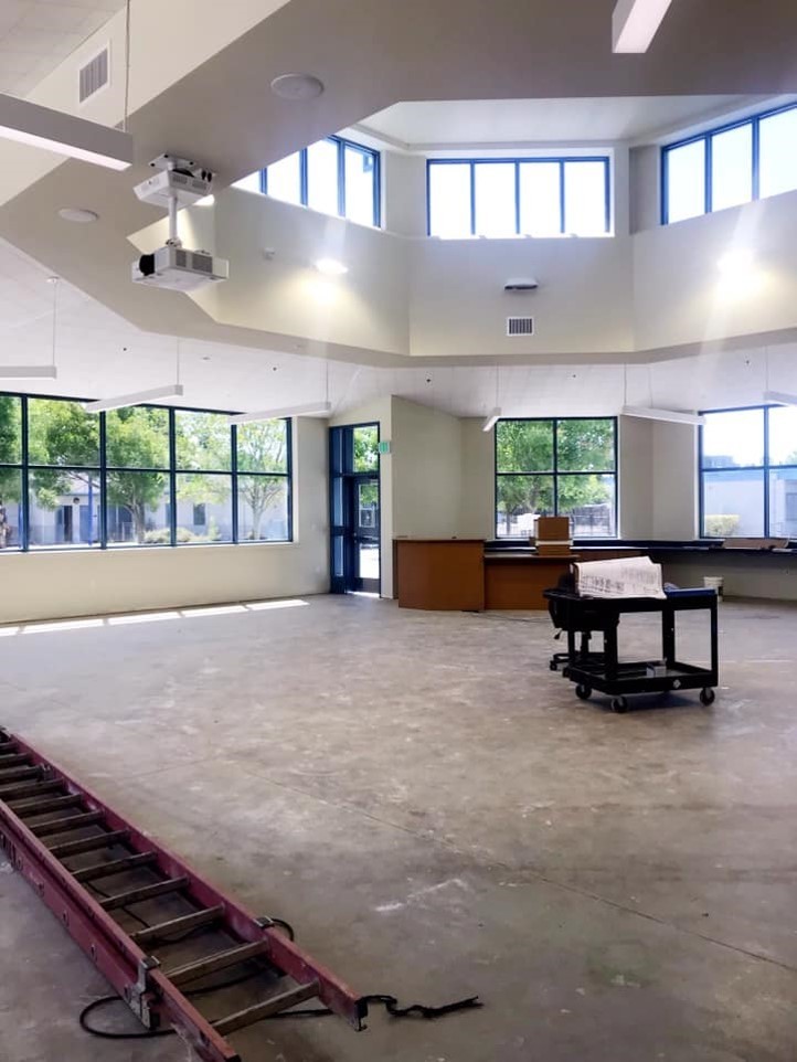 Interior of Brooks new library -view 1