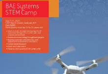 BAE STEM Camp flyer
