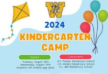 Kindergarten Camp Flyer