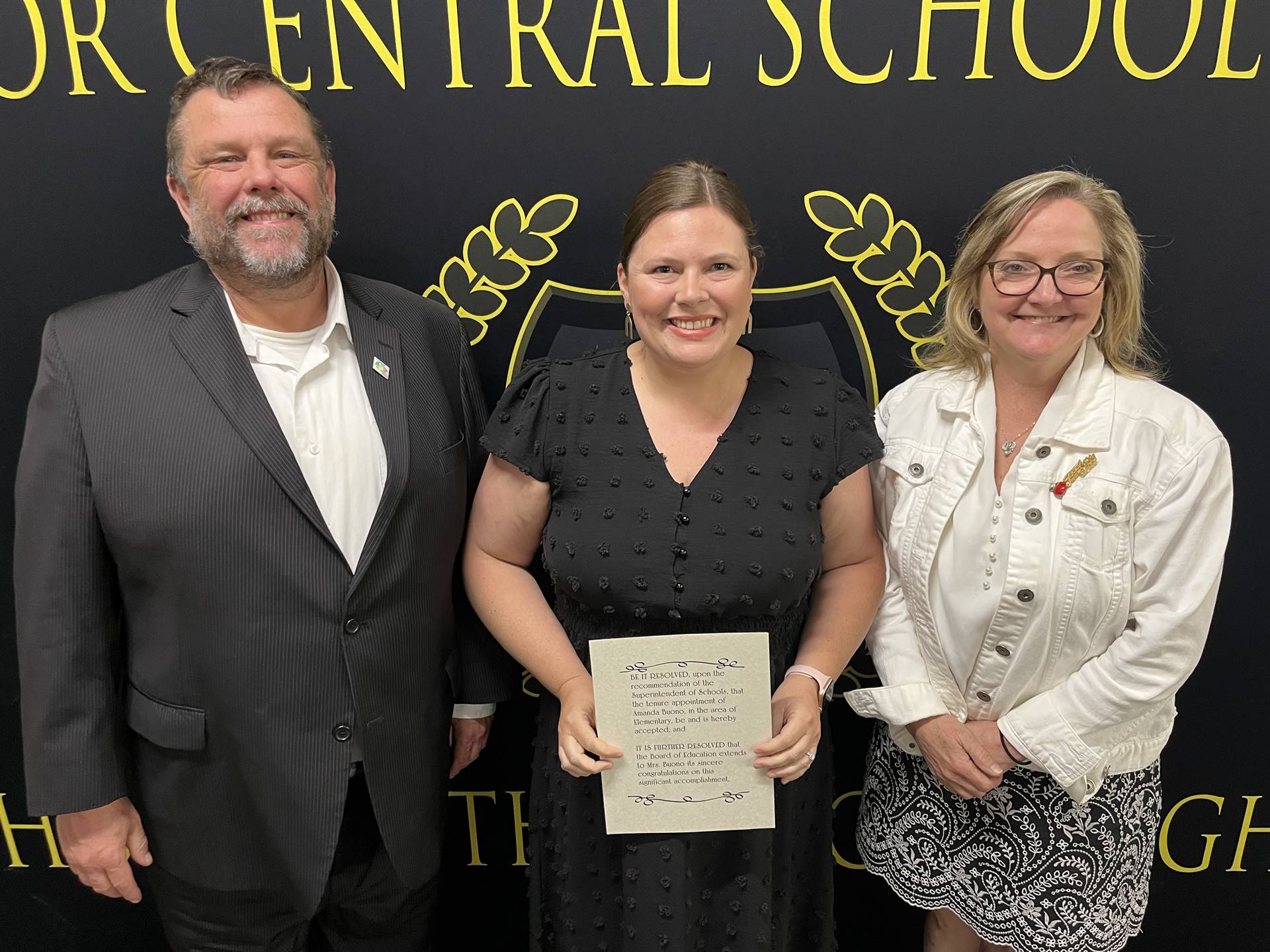 Pete Nowacki, Amanda Buono, Margo Kibbler