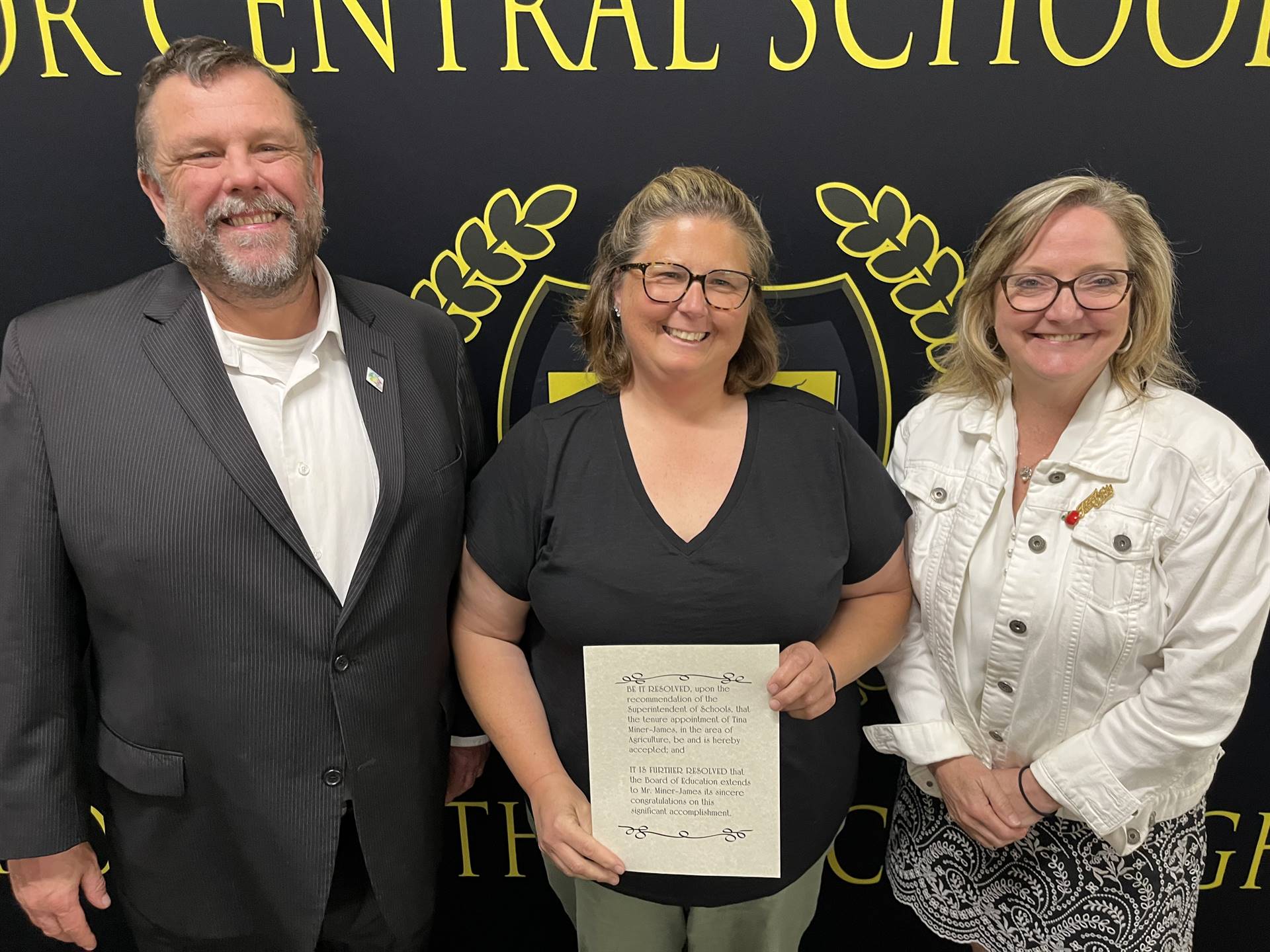 Pete Nowacki, Tina Miner-James, Margo Kibbler