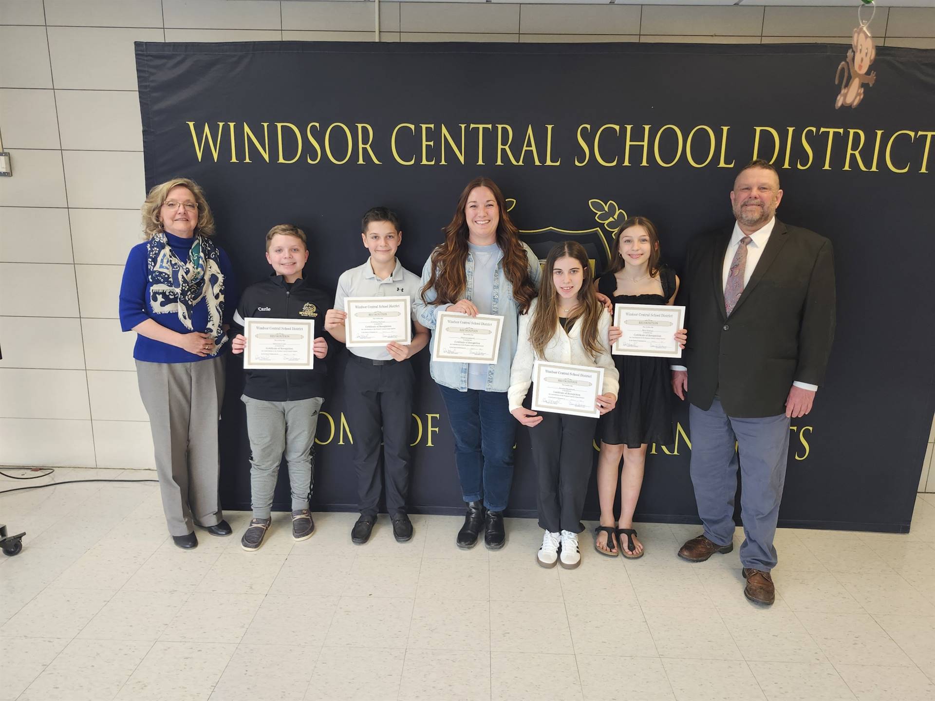 Margo Kibbler, Sebastian Carle, Domenic Karlson, Meaghan Leonard, Ava Youngs, Arianna Kuratnik, and 