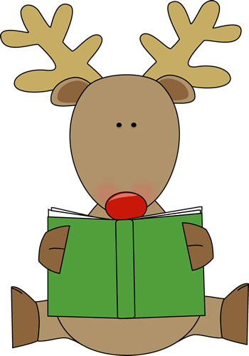 Christmas Reading Clipart