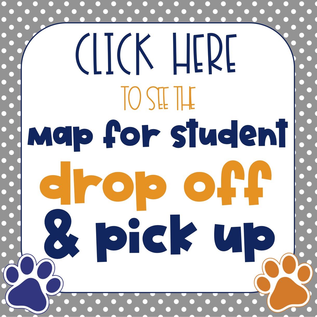 map for student drop off and pick up