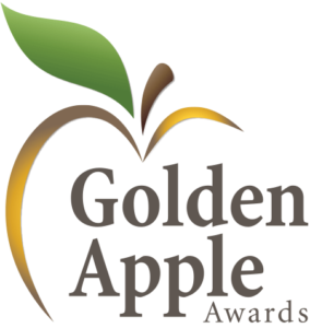 Golden apple award logo