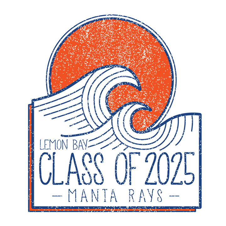 Picture of a wave that reads "Class of 2025"