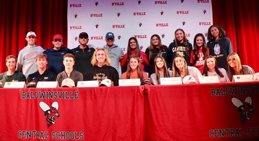 Baldwinsville athletes commit to colleges during National Signing Day