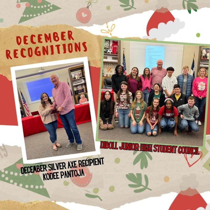 December Recognitions