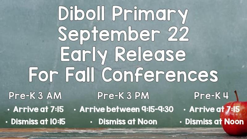 Early Release for Fall Conferences