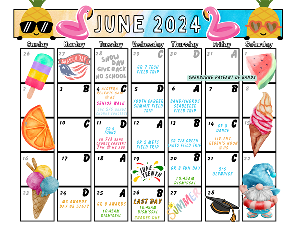  June AB Calendar