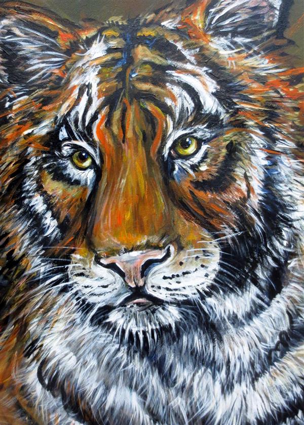 tiger painting