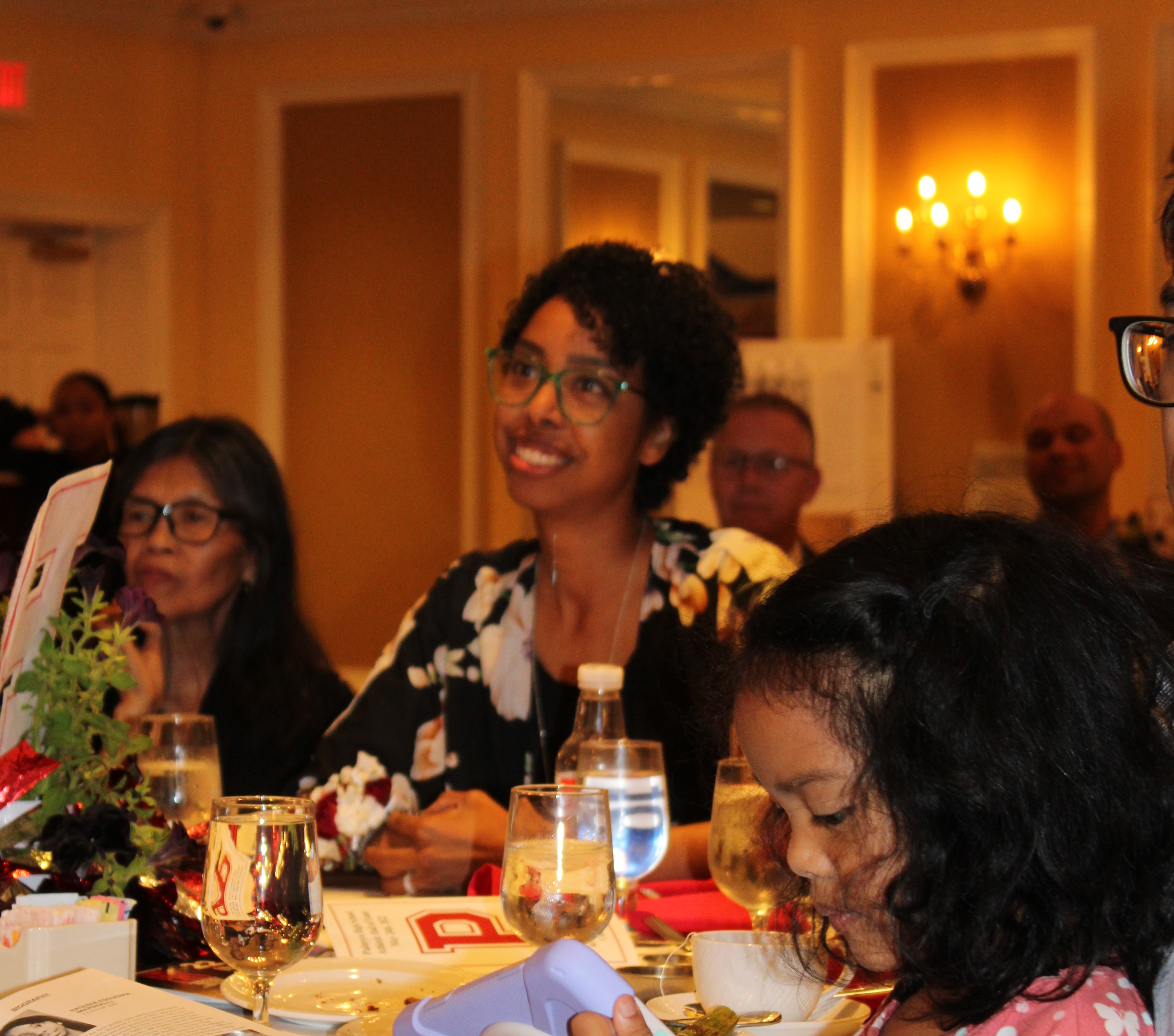 intent on her friend Kari