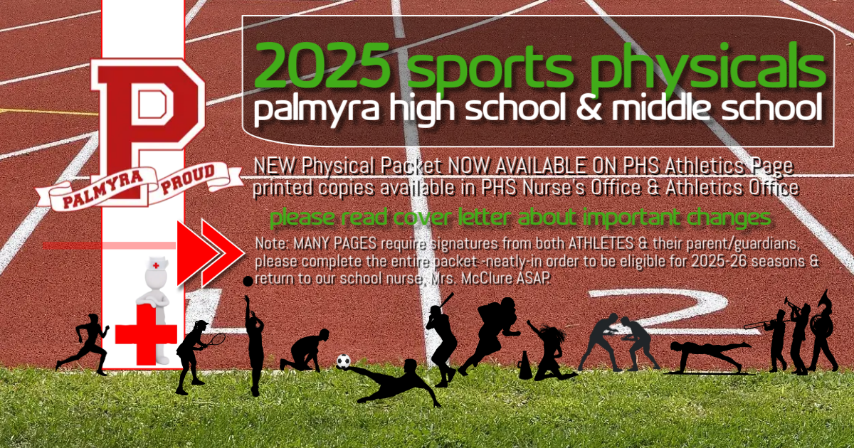 2025 ATHLETICS PHYSICALS FLYER