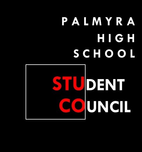 GRAPHIC IN BLACK WHITE & RED FOR sTUDENT cOUNCIL