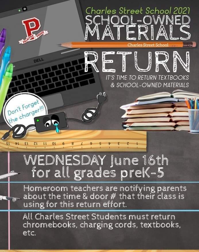 Return School-Owned Materials