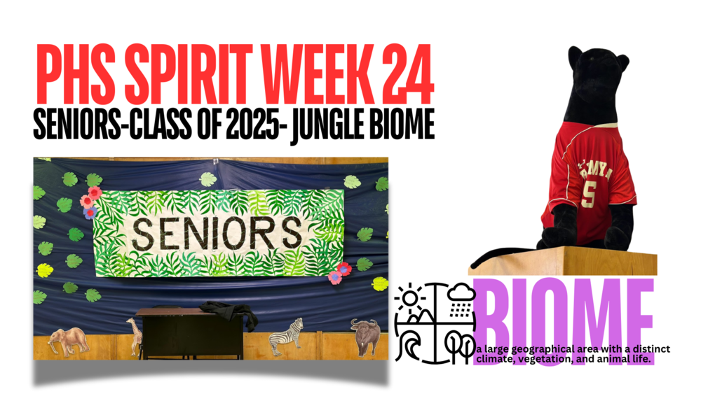 SPIRIT WEEK 24 biomes seniors with jungle photos