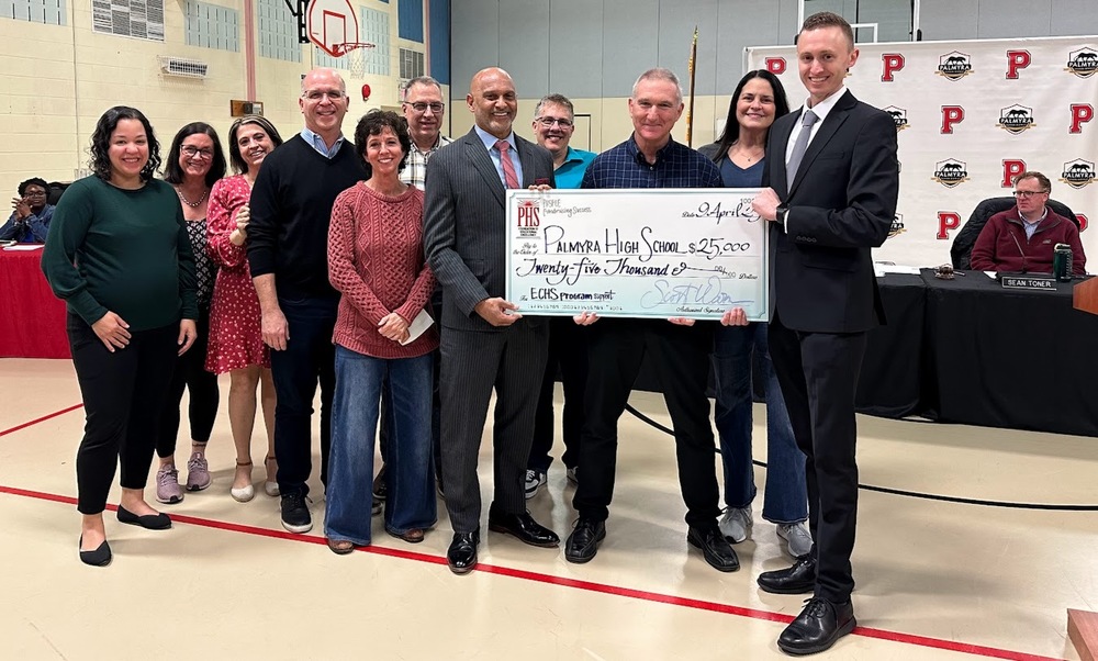 PHSFEE trustees pictured with Supt Pease & Principal Licata