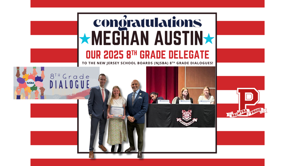 njsba 8th grade dialogue delegate pictured with super & principal