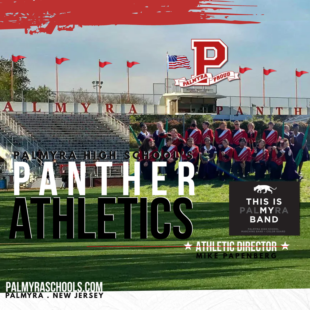 fall sports update featuring marching band & logo