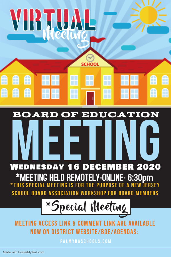 BoE Meeting Poster