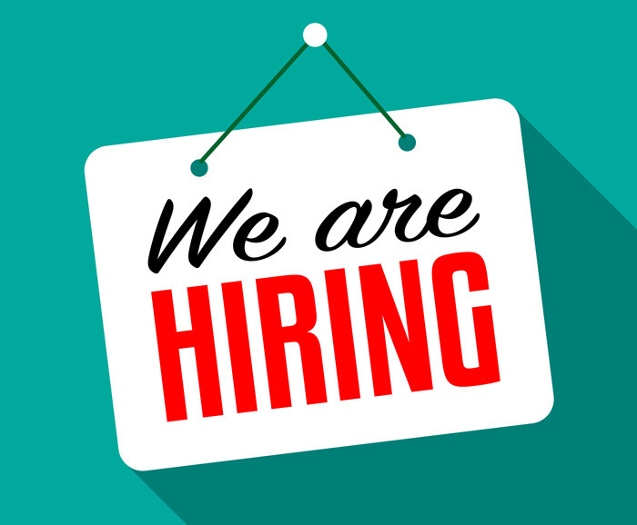 We are Hiring graphic 