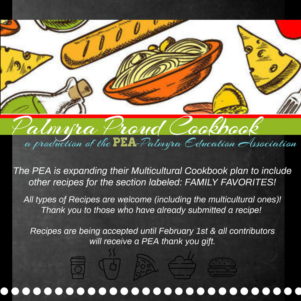 Palmyra Proud Cookbook 2021