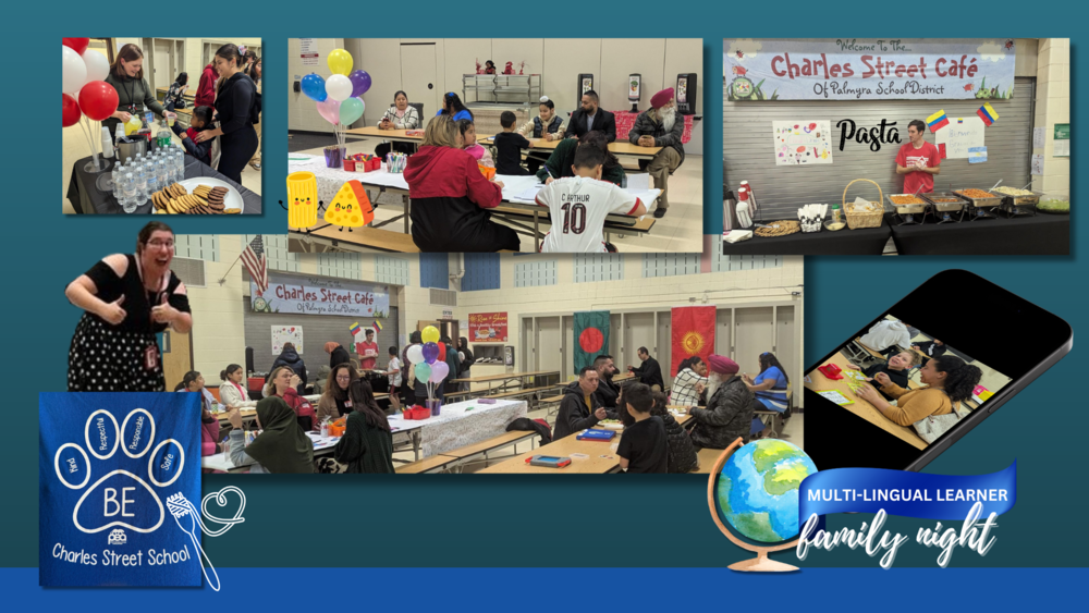 multi lingual language learner family night photos at css cafeteria