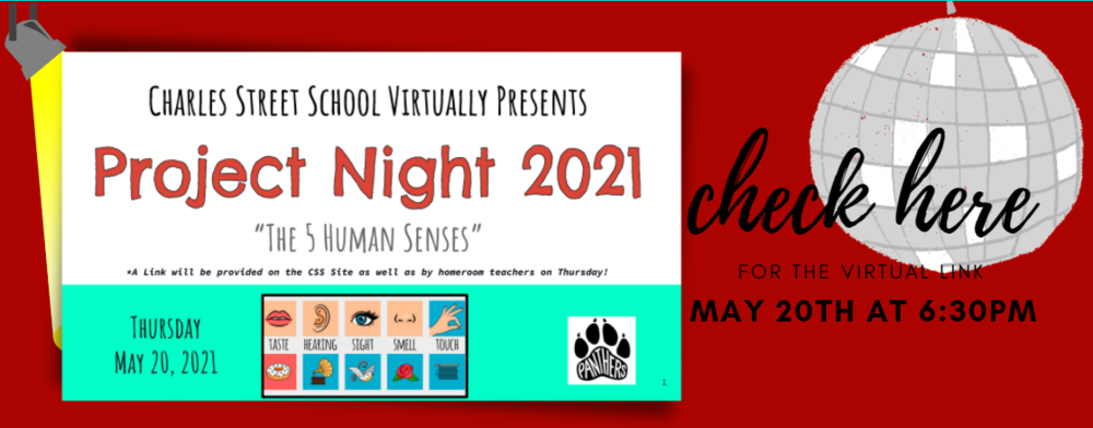 Project Night CSS 2021- The 5 Senses!