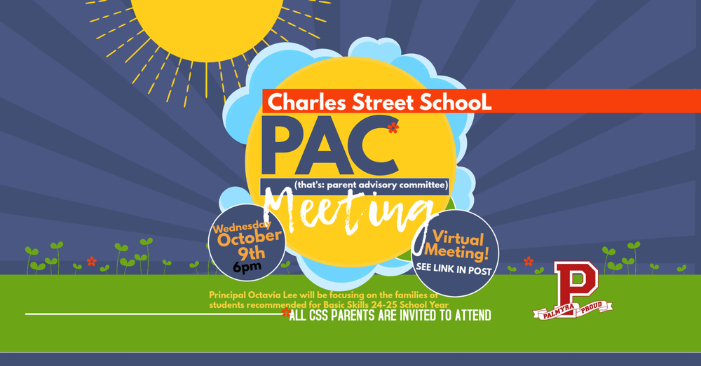 CSS PAC meeting poster for BSI