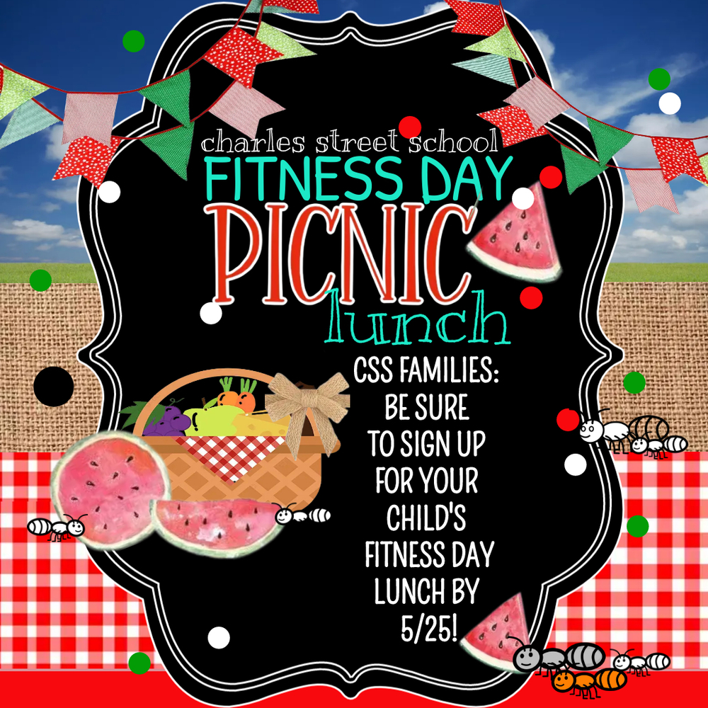 picnic with ants & watermelon for css fitness day lunch