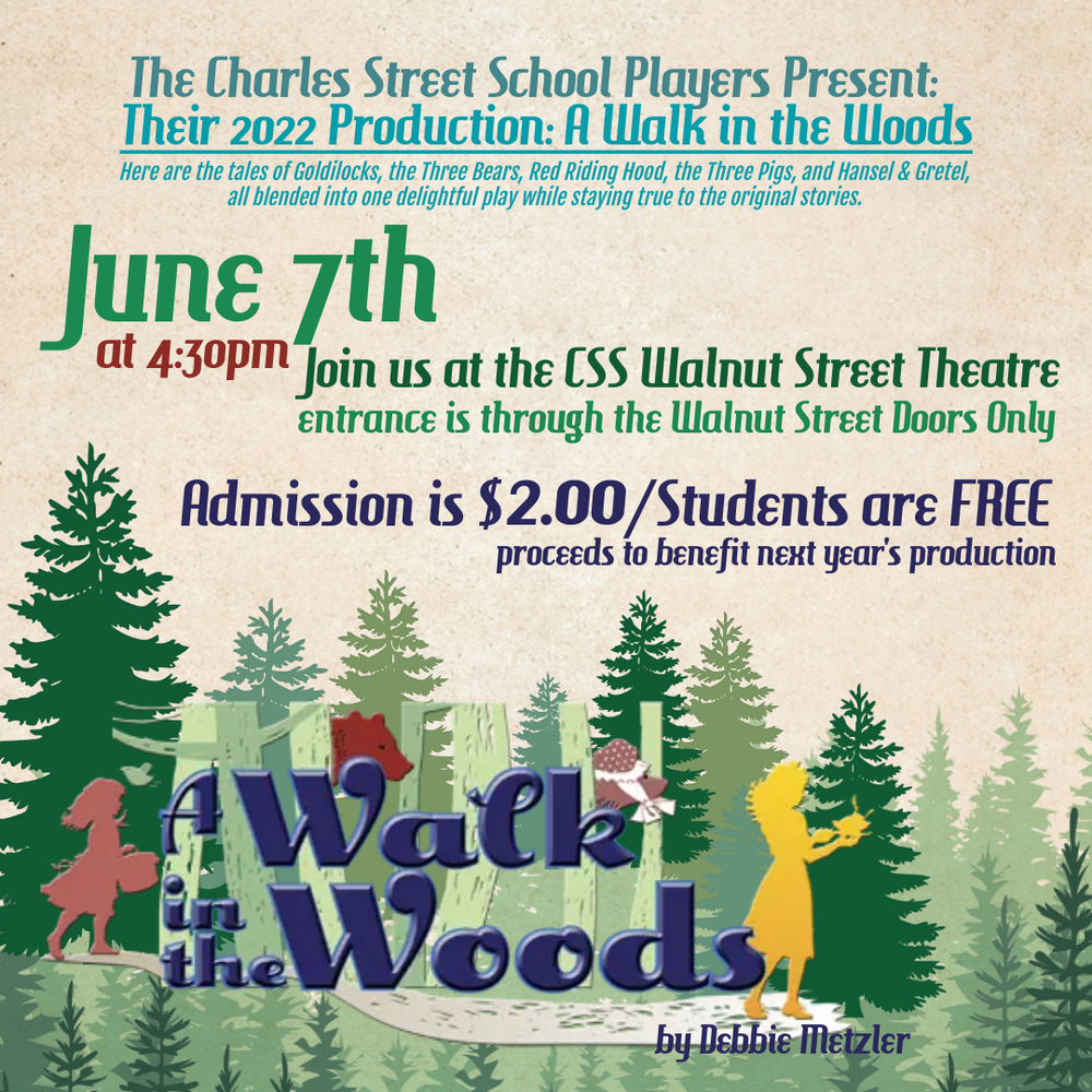 CSS SPRING PLAY GRAPHIC IN A WOODED SETTING