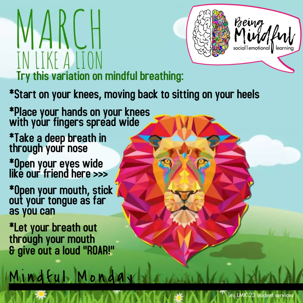 March in like a LION & ROAR