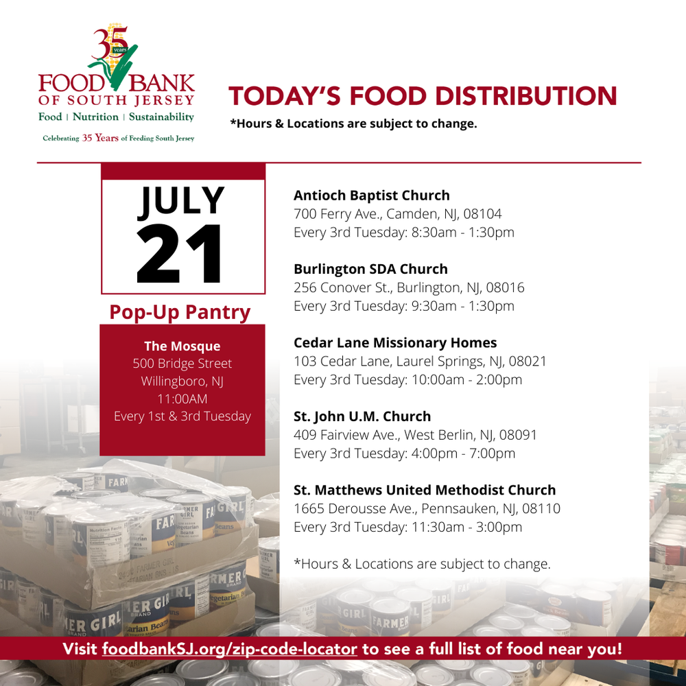 Food Bank of South Jersey 