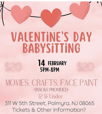 vALENTINES BABYSITTING EVENT