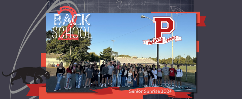 collage of photos of students on first day of school
