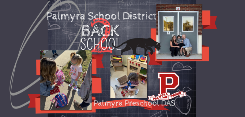 collage of photos of students on first day of school