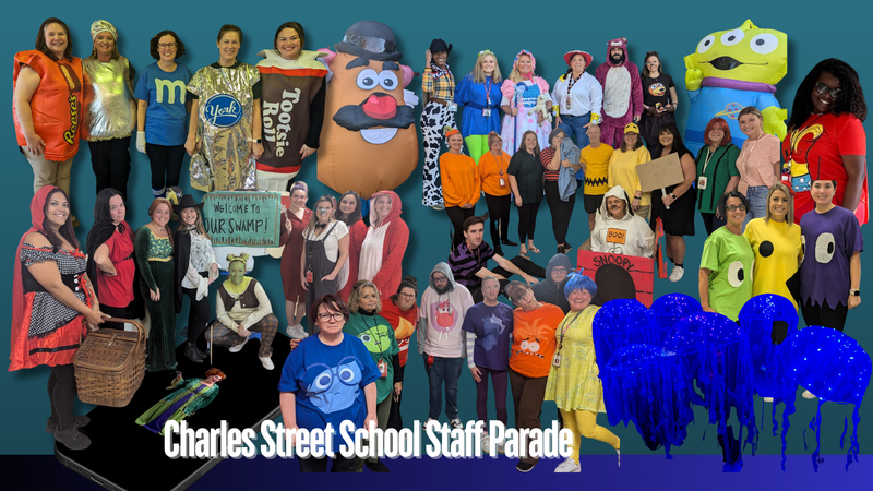 Check out the Charles Street School Staff costume collage!