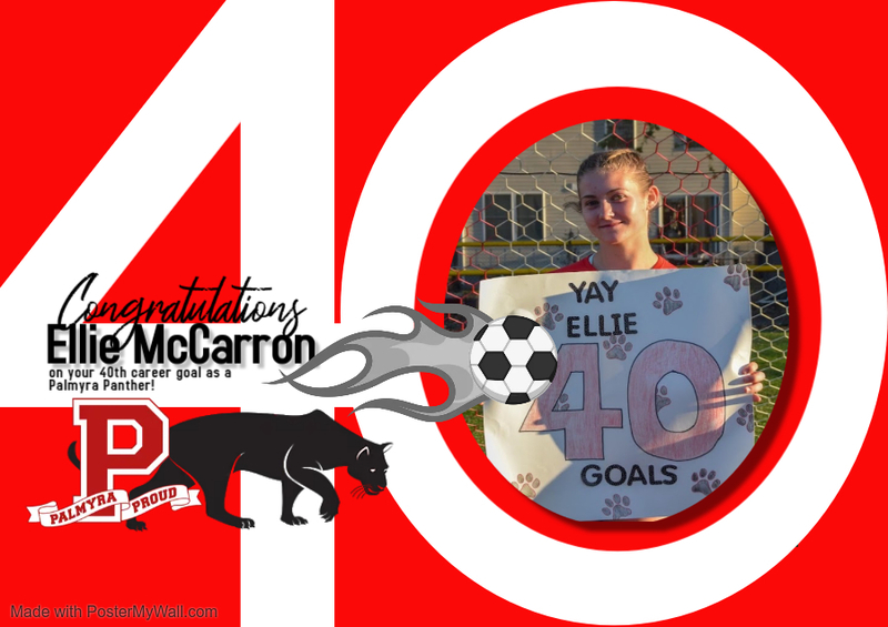 Ellie McCarron Congratulations on your 40th career goal!