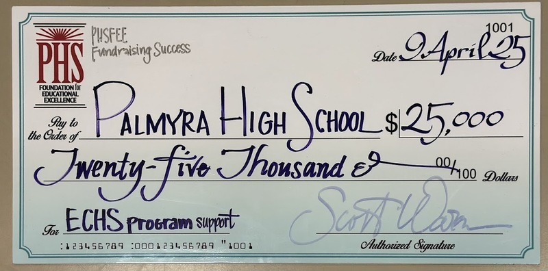 fake check for $25,000 from PHSFEE to PHS