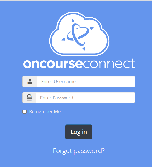 OnCourse Parent Portal screen shot