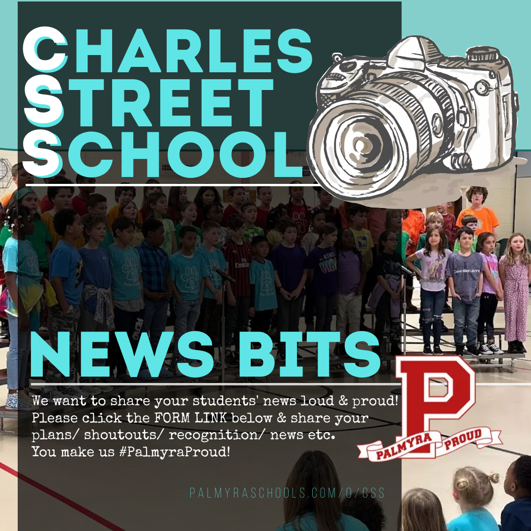 Charles Street School Palmyra news bits with camera