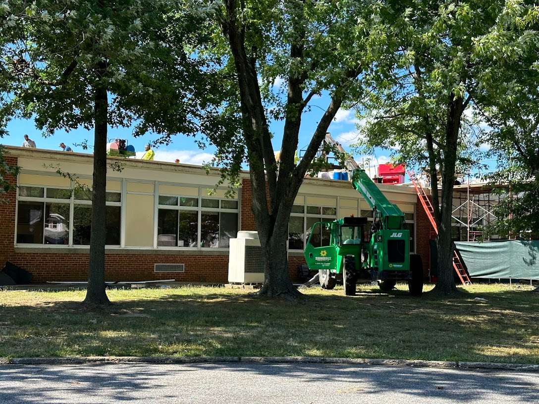 CSS roof filled with supplies & a team of specialists